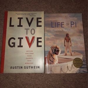 Live To Give & Life Of Pi Books Bundle
